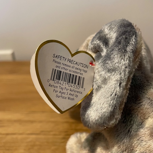 Ty Beanie Babies Pounds Elephant Multicoloured Gray 2002 – New Tag On VINTAGE - Picture 3 of 8